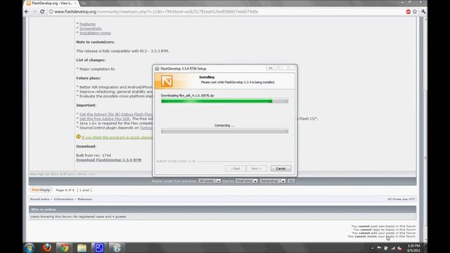 Flash to Air Part 0 - Installing FlashDevelop and Flex SDK смотреть онлайн