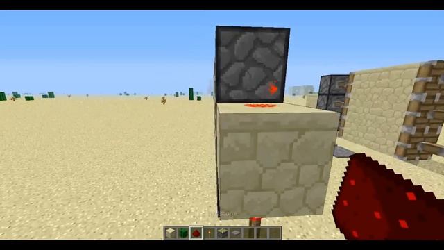 Minecraft 1.8 How to make a easy sticky piston door! смотреть онлайн