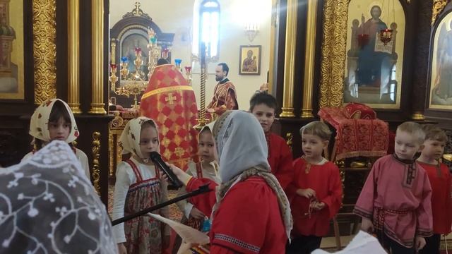 Пасхальное выступление детского ансамбля "Улыбка" 51 детского сада Невского района смотреть онлайн