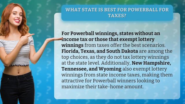 What state is best for Powerball for taxes? смотреть онлайн