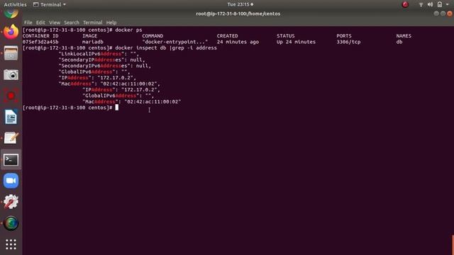 Docker | | Connectivity between db and dbclient смотреть онлайн