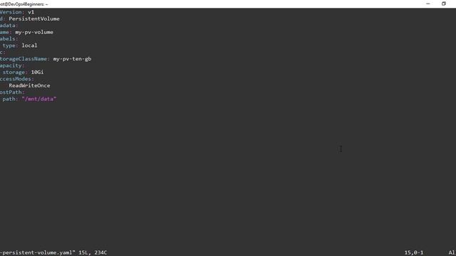 20. Kubernetes: PersistentVolumeClaims for Storage смотреть онлайн