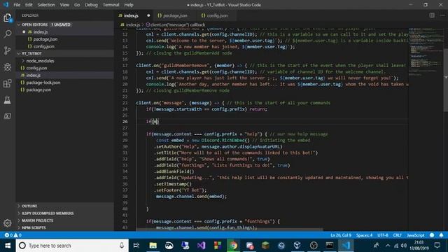 How to code a basic discord bot? | More Embeds and Events | Part 3 смотреть онлайн
