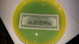 Убираем пятна, плесень на долларах. Банк не принимает доллары.