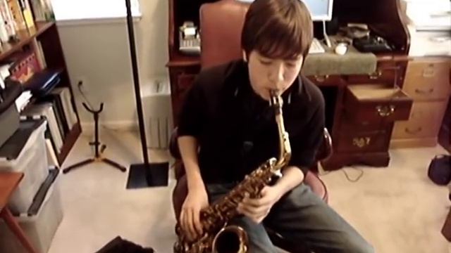 A 14 Year Old Plays CP "Confirmation" On a Selmer MK VI Saxophone смотреть онлайн