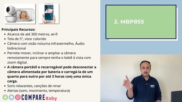 Babá Eletrônica MOTOROLA | QUAL a Melhor? | ✅ Modelos com WIFI [2 em 1] смотреть онлайн