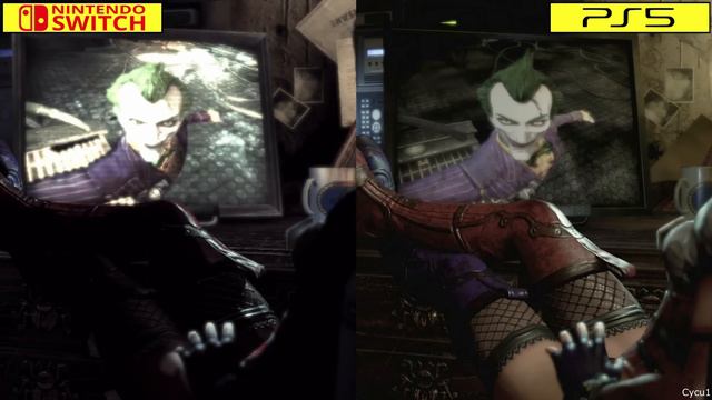 Batman Arkham Asylum Nintendo Switch vs PS5 Graphics Comparison (Batman Arkham Trilogy) смотреть онлайн