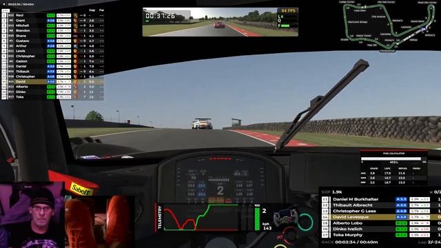 iRacing VRS Sprint Series Oulton Park UK Ferrari 296 GT3 #iracing #iracing #live Practice Race смотреть онлайн