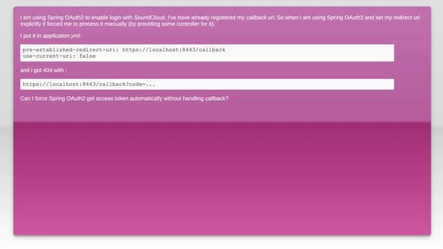 Spring Ouath2 Registered Redirect Uri смотреть онлайн