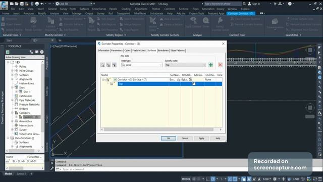 AutoCAD Civil3D : Overlay Corridor Design смотреть онлайн