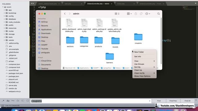 #135 Make E-Commerce in Laravel 8 | Orders Module in Admin Panel (I) | Display All Users Orders смотреть онлайн