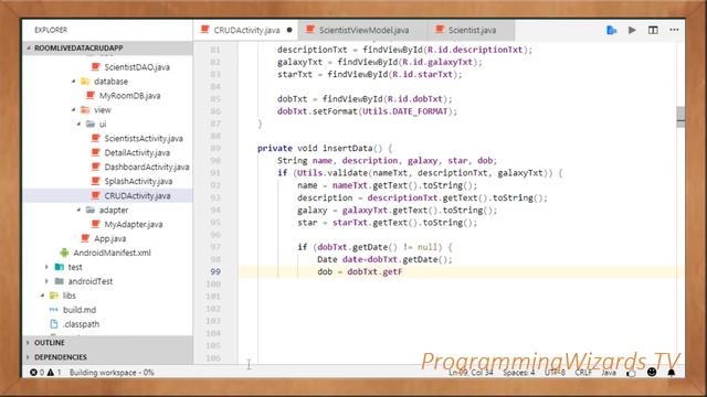 Android Live Courses S2E8 : MVVM Room LiveData CRUD : VIEWS- CRUD Activity смотреть онлайн