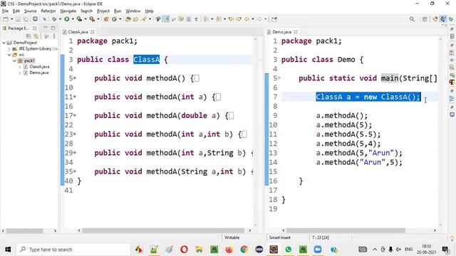 Java - Part 255 - Compile Time Polymorphism смотреть онлайн