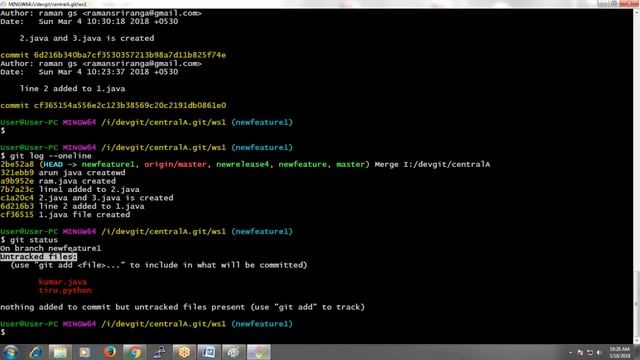 2018 03 18 DEVOPS GIT LOG1 смотреть онлайн