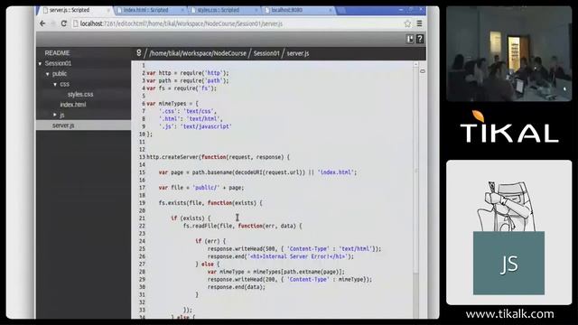 Node.js workshop - part 2 of 6 (HE) смотреть онлайн