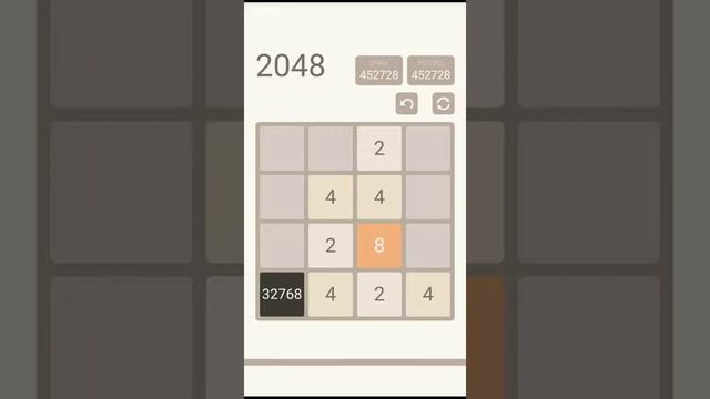 Набрал 32768 в игре 2048 смотреть онлайн