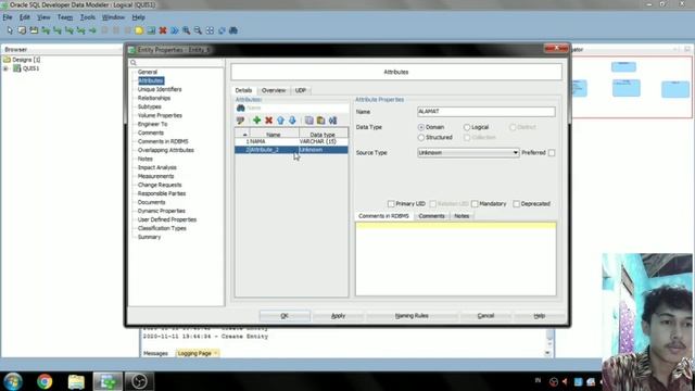 Tutorial ERD sederhana pada ORACLE MODELER смотреть онлайн