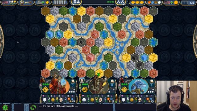 Terra Mystica (STEAM) Playthrough - Broken Meeple APProved смотреть онлайн