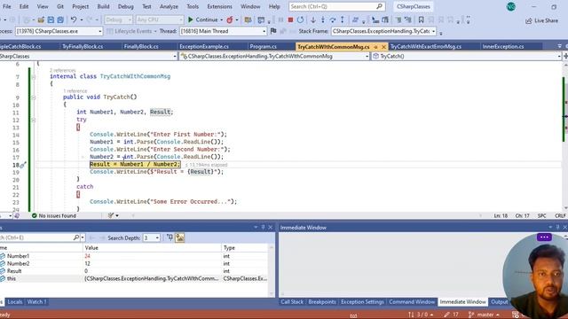 Learn Exception Handling using Try Catch block in C# | Step-by-Step Guide смотреть онлайн