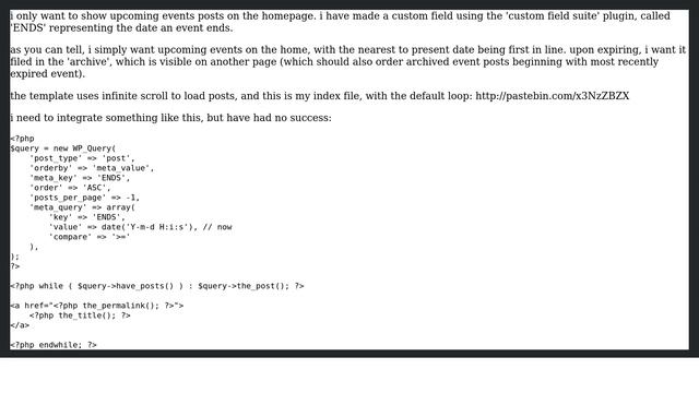 Wordpress: sort and display posts by custom field (wp-query and the loop)) смотреть онлайн