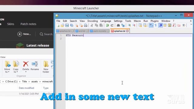 How You Can Make Custom Splash Text in Minecraft - Minecraft Mods Tutorial смотреть онлайн