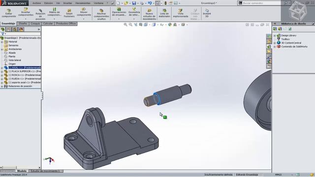 Importar pieza de AutoCAD a Solidworks 2014 Ensamble Nivel medio смотреть онлайн