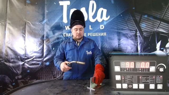 Полуавтомат с двойной пульсацией TESLA MIG/MAG/MMA 500 V (380V). Варим толстый алюминий (3,5 мм).