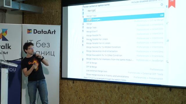 Работаем с Git не выходя из WebStorm, Михаил Баранов смотреть онлайн