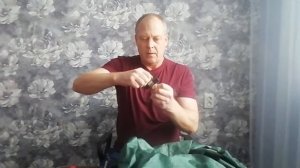 Ремонт крепления садка.