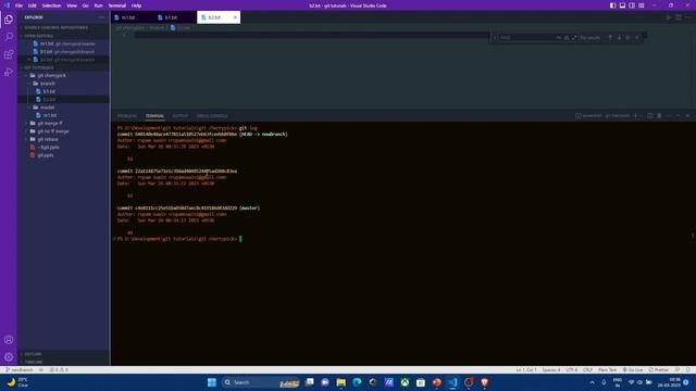 Git Merge 04 :Cherry Pick смотреть онлайн