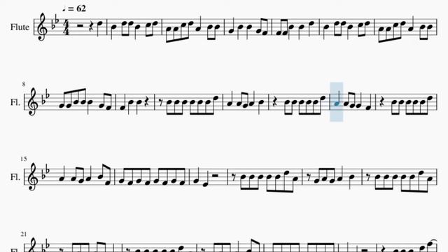 SUPER EASY Flute Sheet Music: How to play abcdefu by GAYLE смотреть онлайн