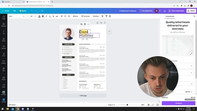 Does Canva have free Resume Templates смотреть онлайн