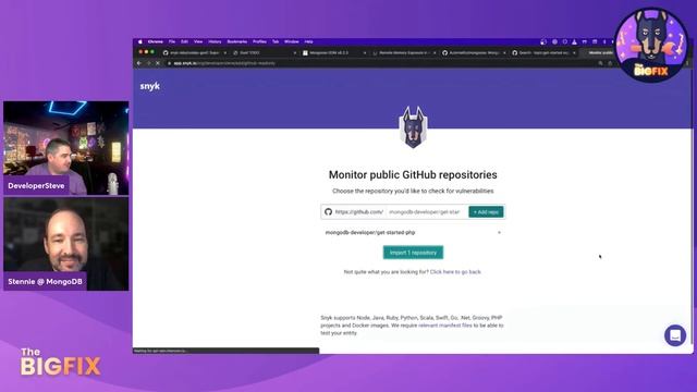 Securing MongoDB Hands On with Stephen Steneker - The Big Fix 2022 by Snyk смотреть онлайн