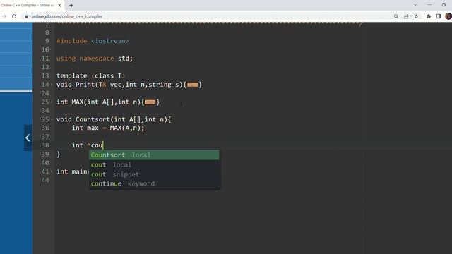 Counting Sort - Sorting an Array using Counting Sort Algorithm смотреть онлайн