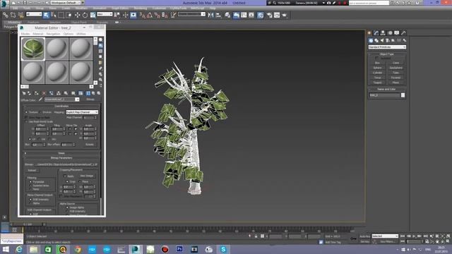 (Cryengine 3)- 3D MAX Делаем дерево в SpeedTree смотреть онлайн