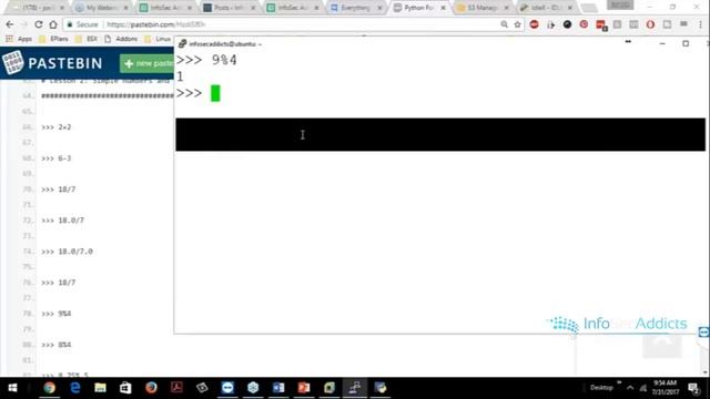 Python Tutorial On Simple Numbers and Math 2021 смотреть онлайн