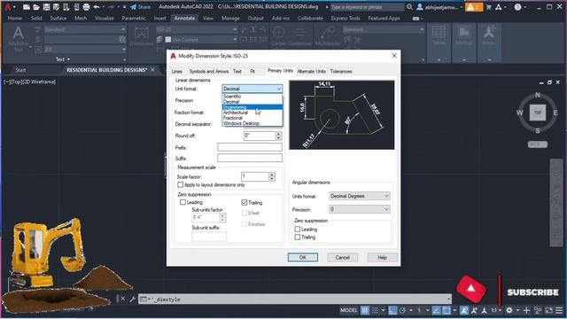 Dimension settings in AutoCAD 2022 | Annotation tool in AutoCAD| Dimension settings in AutoCAD смотреть онлайн