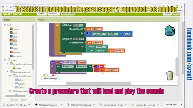 MIT App Inventor game tutorial | Spooky sounds App | How to make a soundboard app смотреть онлайн