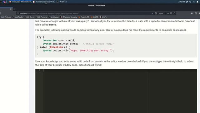 SQL Injection mitigation Try it! Writing safe code смотреть онлайн