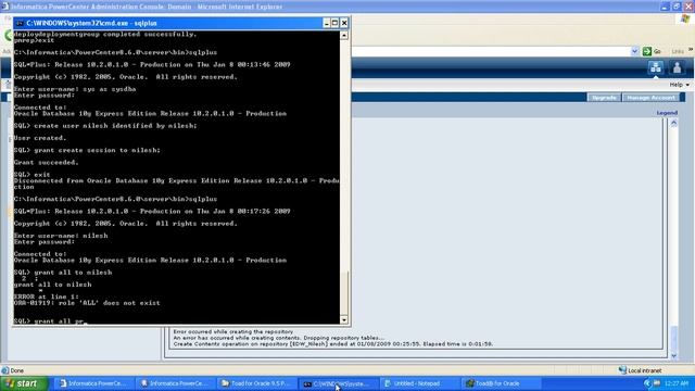 Informatica : Create New Informatica Repository.avi смотреть онлайн