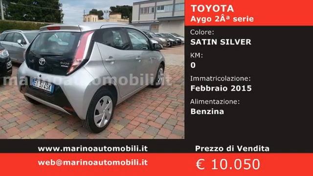 TOYOTA Aygo 1.0 VVT-i 69 CV 5 porte x-play € 10.050 смотреть онлайн