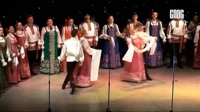 Хор русской песни радио "Орфей" - "По-над горочкой тропинушка бежит" смотреть онлайн