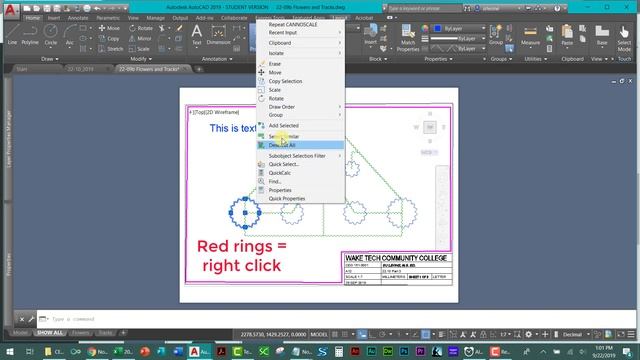 AutoCAD 2019 Tutorial about Change Space Command смотреть онлайн