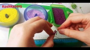 BEADED VIOLETS МАСТЕР КЛАСС МИНИАТЮРНЫЕ лесные ФИАЛКИ из бисера от Koshka2015 - цветы из бисера DIY