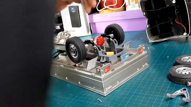 WPL D12 1/10 SUZUKI MINI TRUCK FULL METAL TUNING 풀메탈 작업 смотреть онлайн