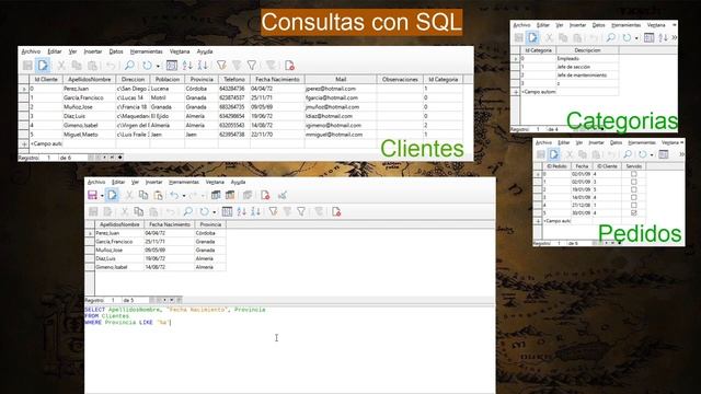 LibreOffice BASE. Consultas SQL смотреть онлайн