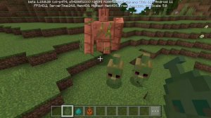 Медный голем в майнкрафте Пе 1.18