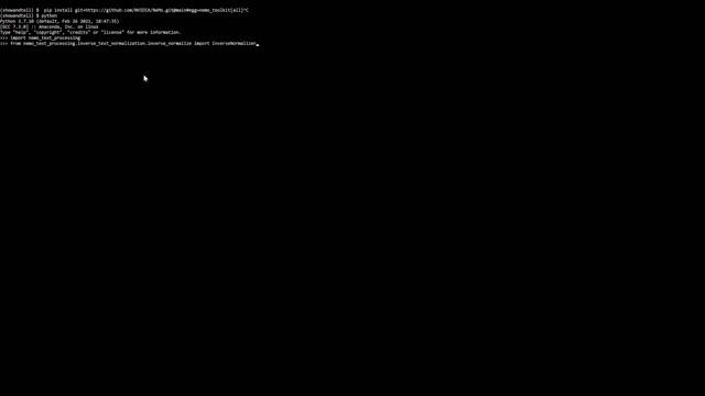 NeMo (Inverse) Text Normalization: From Development To Production - (3 minutes introduction) смотреть онлайн