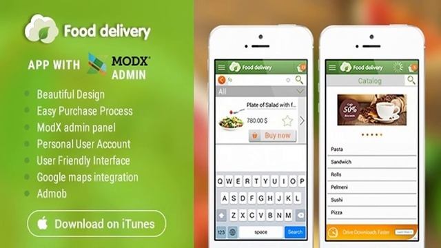 Food Delivery iOS with MODx CMS | Codecanyon Scripts and Snippets смотреть онлайн