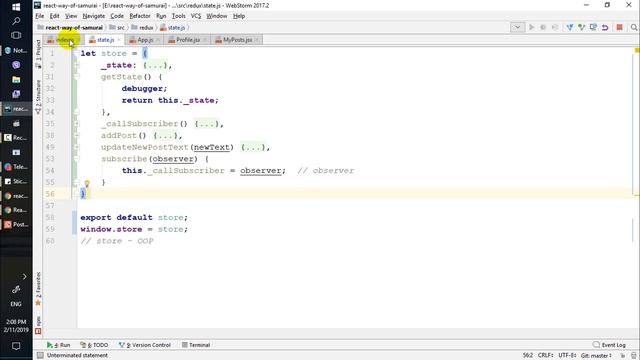 37. Уроки, Курс React JS - store, state, ООП, рефакторинг смотреть онлайн